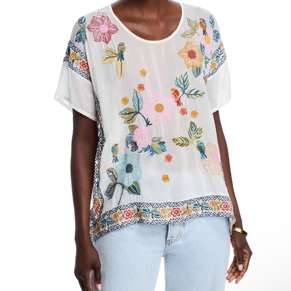 NWT Johnny Was Mariafe Blouse XL